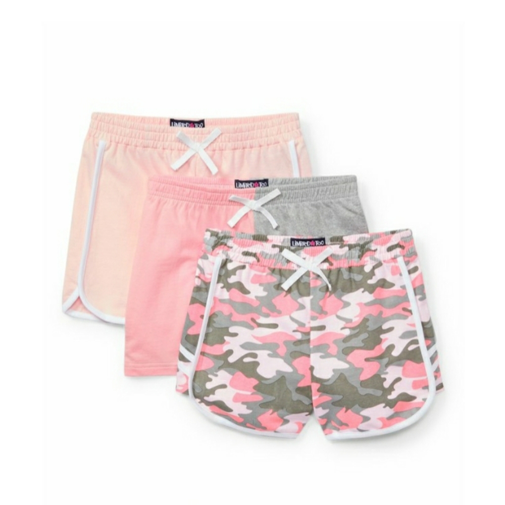 NWT LIMITED TOO Girls 3 Pc Short Set